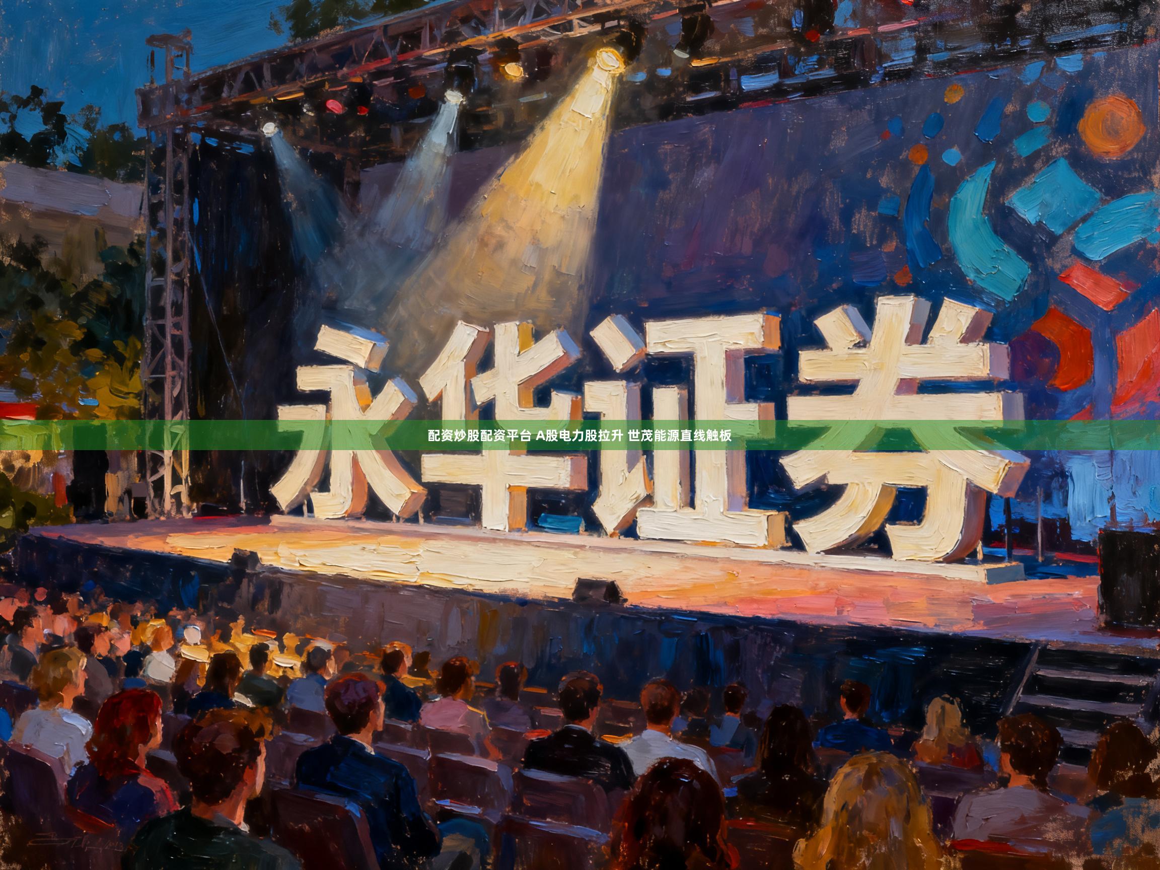 配资炒股配资平台 A股电力股拉升 世茂能源直线触板